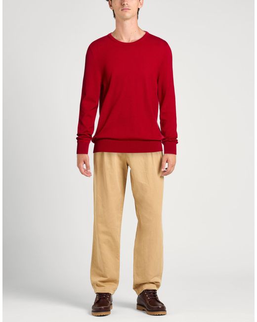 Pullover Isaia pour homme en coloris Red