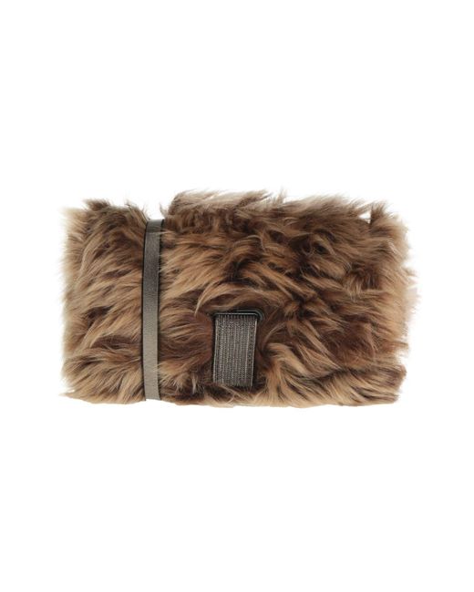 Brunello Cucinelli Brown Cross-Body Bag