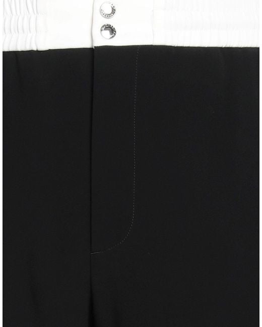 McQueen Black Pants Viscose, Wool for men