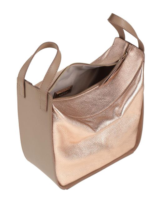 Ab Asia Bellucci Natural Handbag Soft Leather
