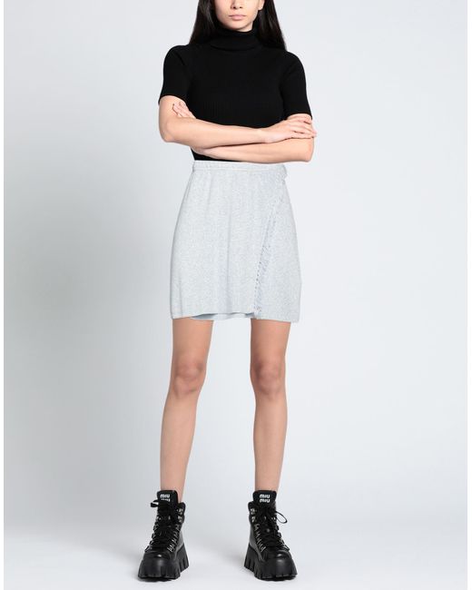 IRREPLACEABLE ELISA GIORDANO White Mini Skirt