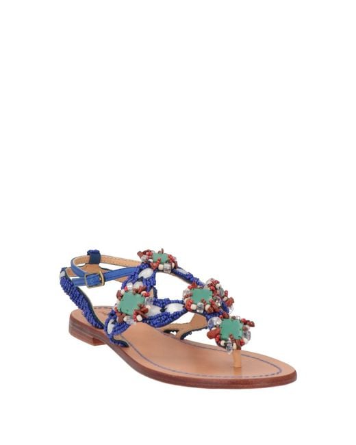 Maliparmi Blue Thong Sandal