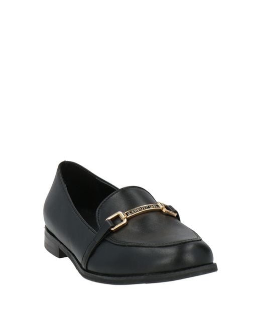 Cerruti 1881 Black Loafers Goat Skin