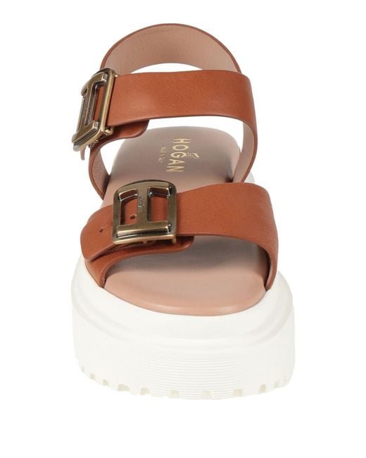 Hogan Brown Sandals