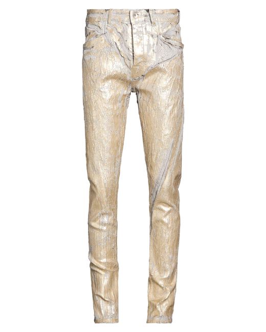 Rick Owens Natural Jeans Cotton, Elastane for men