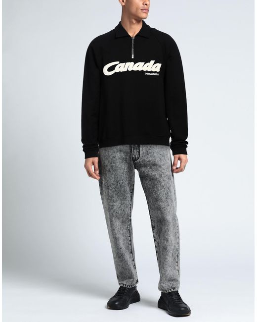 DSquared² Black Sweatshirt for men