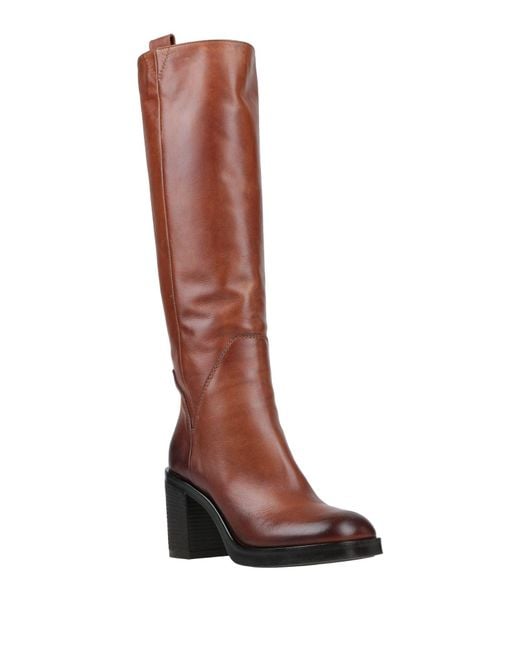 Strategia Brown Tan Boot Soft Leather