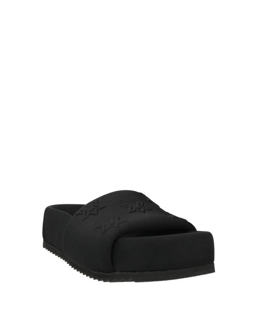 Vic Matié Black Sandals Textile Fibers