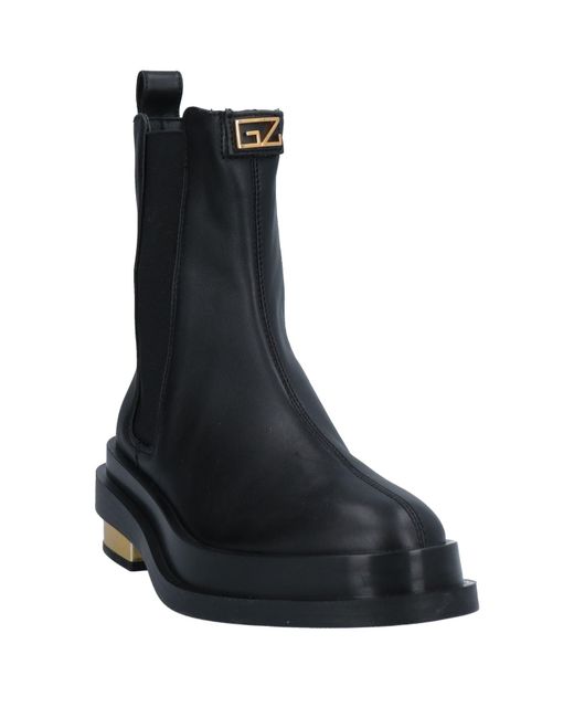 Giuseppe Zanotti Black Ankle Boots Soft Leather