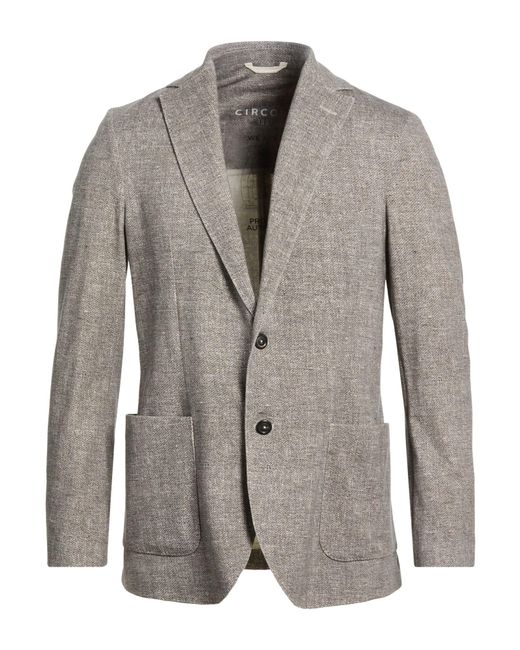 Circolo 1901 Gray Blazers for men