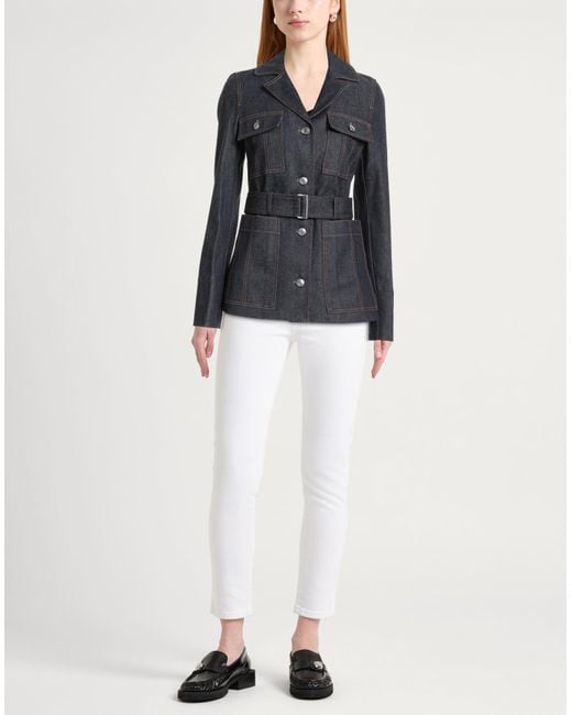 Maison Kitsuné Black Denim Outerwear
