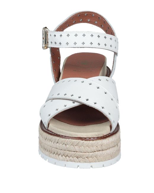 Lumberjack White Sandals