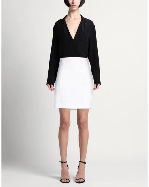 Tagliatore 0205 White Mini Skirts