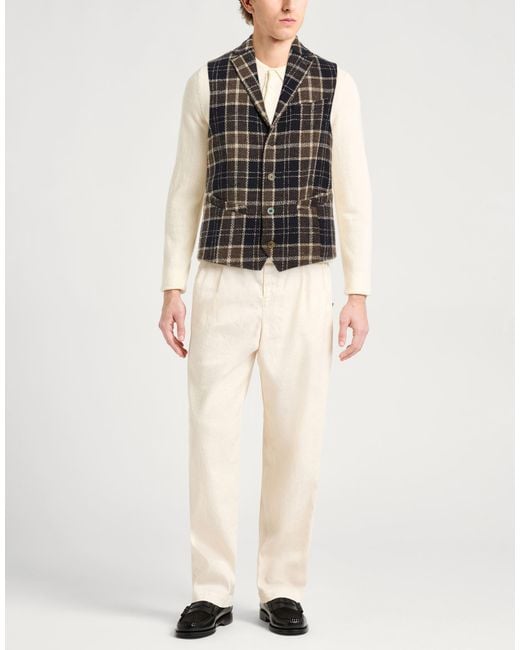 Bob Black Tailored Vest Acrylic, Polyester, Wool for men