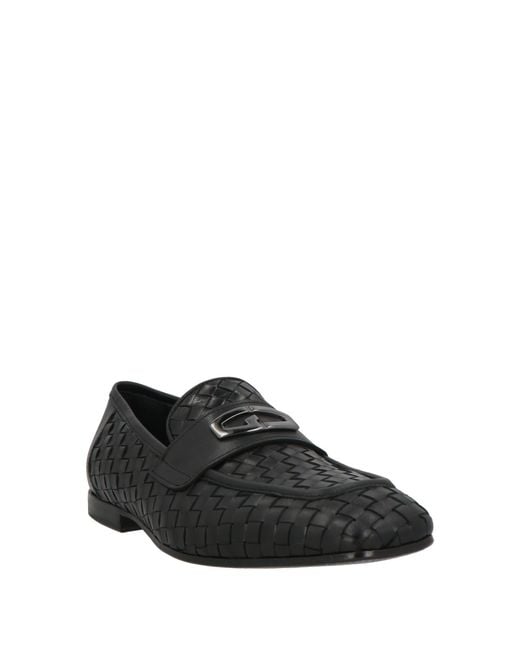 Giovanni Conti Black Loafers Leather for men