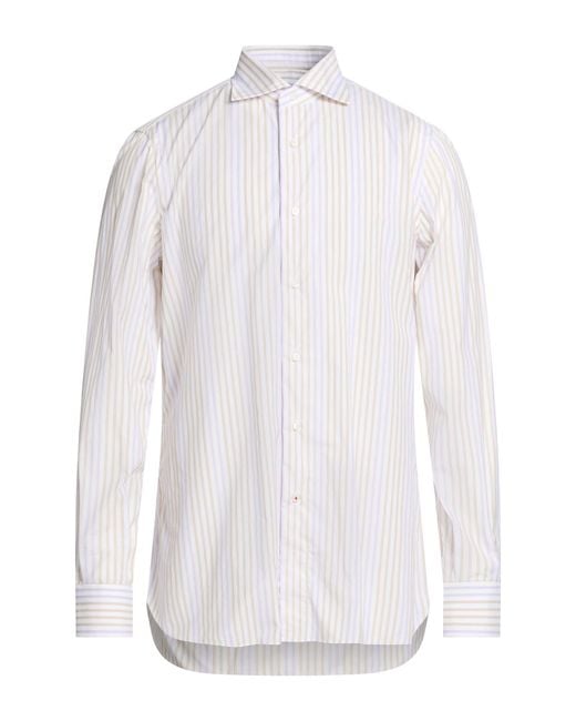 Isaia White Shirt for men