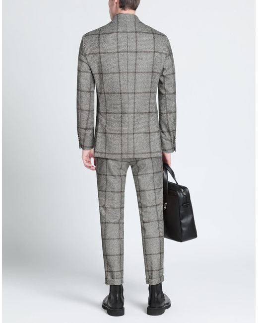 Angelo Nardelli Gray Suit for men