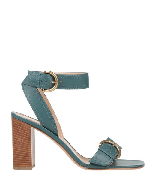 Gianvito Rossi Blue Sandals