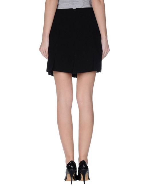 Lyst - Vivienne Westwood Anglomania Mini Skirt in Black