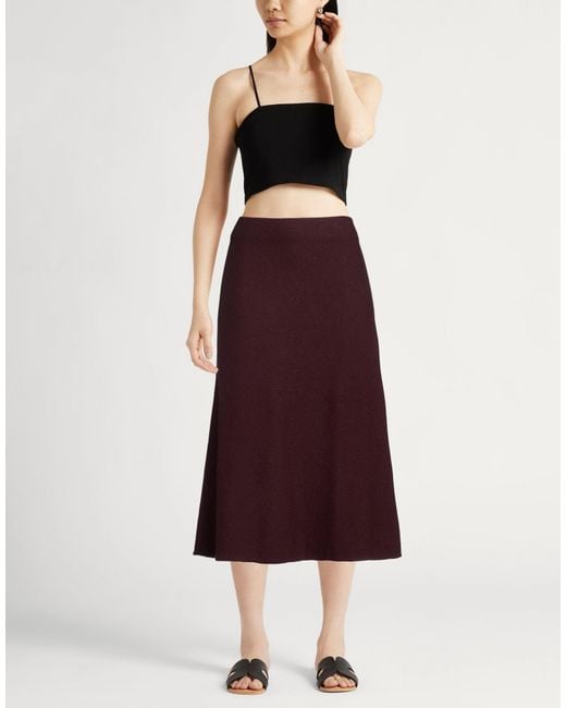 Jil Sander Purple Midi Skirts