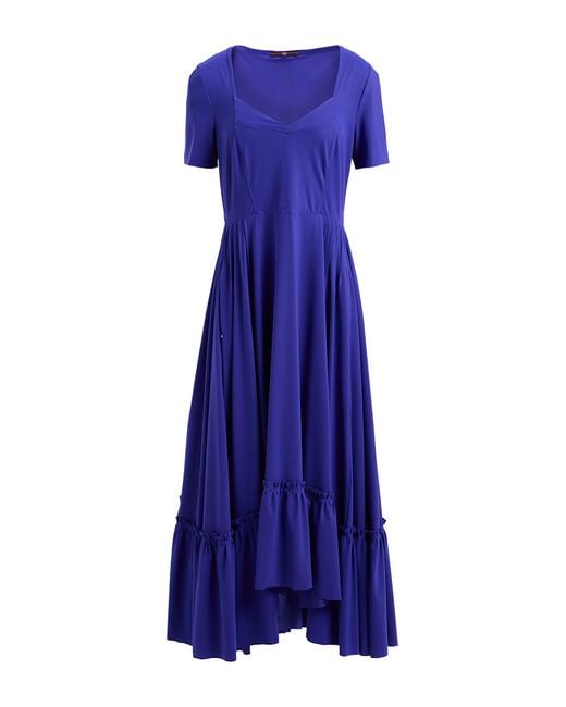 Robe midi High en coloris Purple
