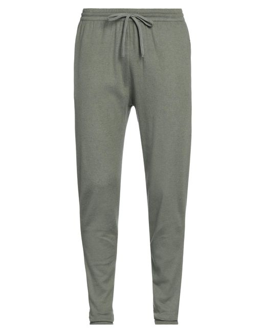 Majestic Filatures Gray Pants for men