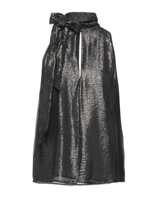 SIMONA CORSELLINI Black Top Silk, Polyamide