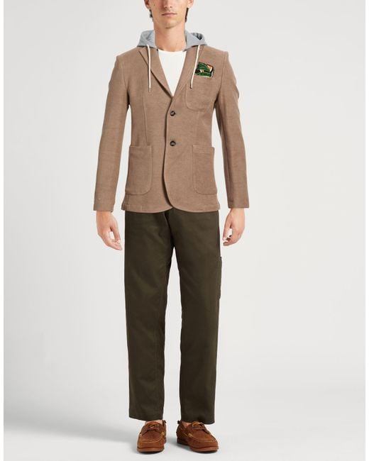 Berna Brown Blazer Cotton for men