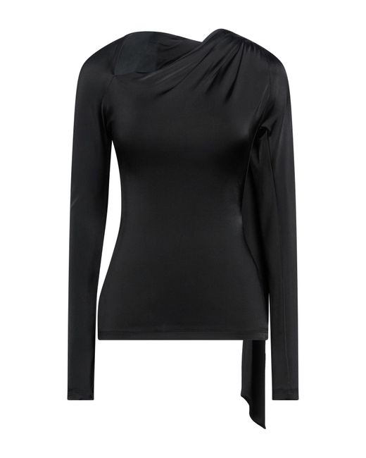 Victoria Beckham Black Top Polyester, Virgin Wool, Elastane