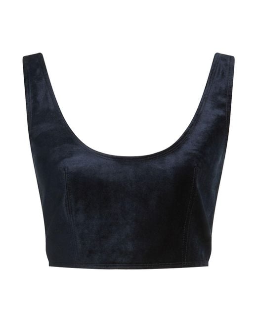 Forte_forte Blue Midnight Top Cotton, Viscose, Elastane