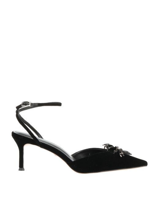 Lola Cruz Black Pumps Textile Fibers