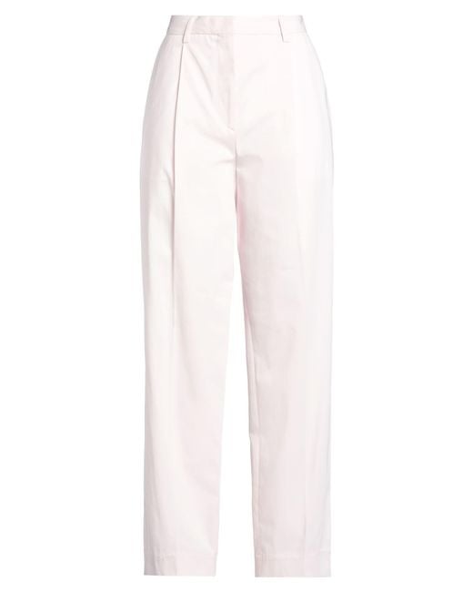 Totême  White Pants Organic Cotton