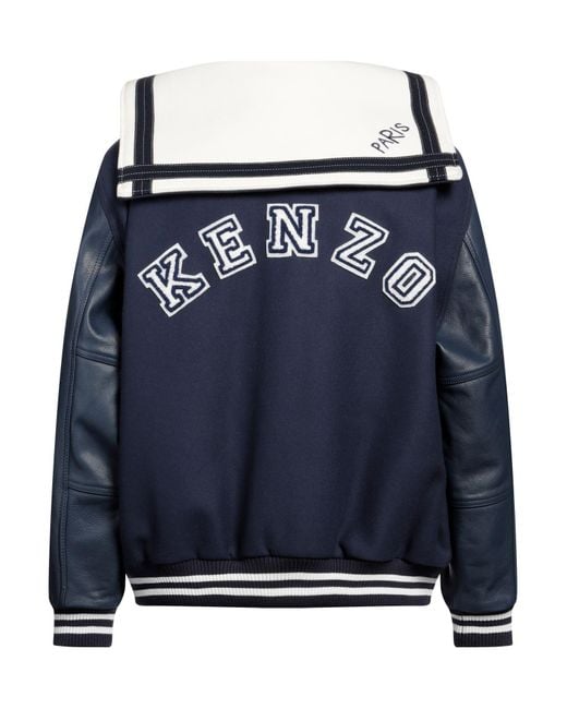 KENZO Blue Jacket for men