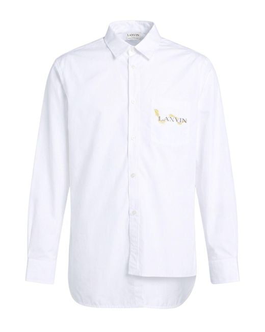 Lanvin White Shirt Cotton for men