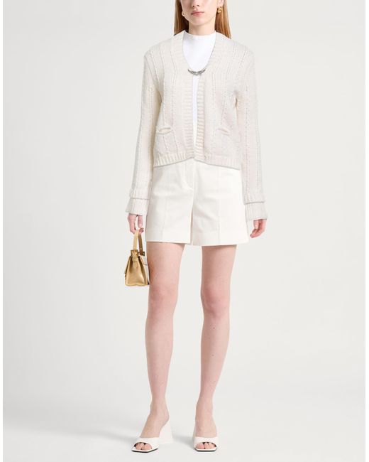 Zadig & Voltaire White Cream Cardigan Merino Wool