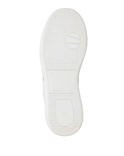 2 Star White Sneakers Leather, Textile Fibers