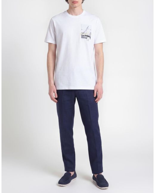 Paul & Shark White T-Shirt Cotton for men
