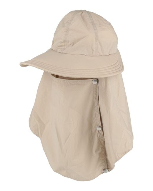 Jil Sander Natural Sand Hat Polyamide