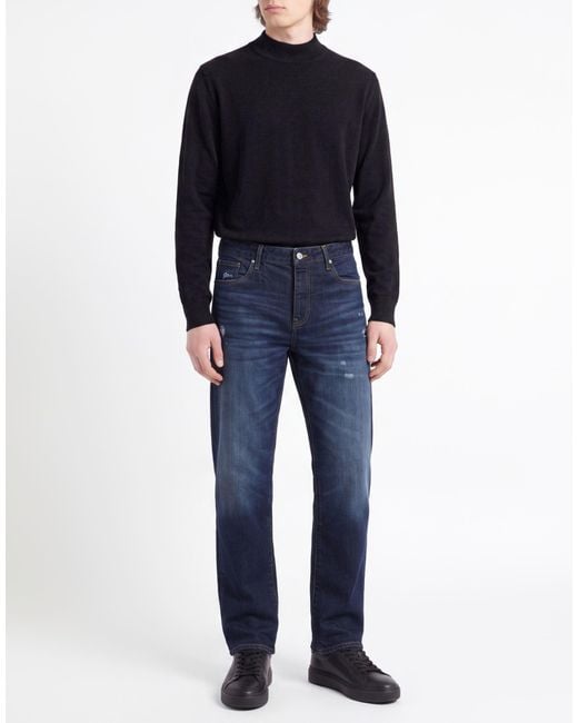 ARMANI EXCHANGE Blue Jeans Cotton, Elastane for men