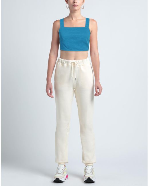 Pinko Blue Azure Top Linen, Viscose, Elastane