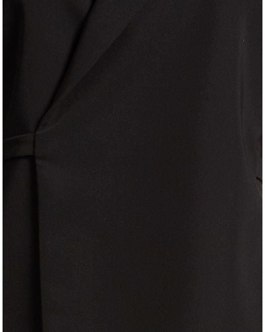 MAX&Co. Black Blazer Polyester, Viscose, Elastane