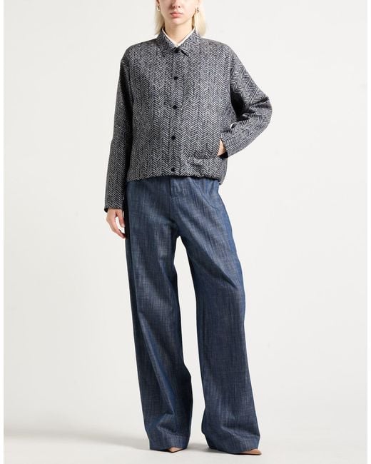 Giorgio Armani Gray Jacket Virgin Wool