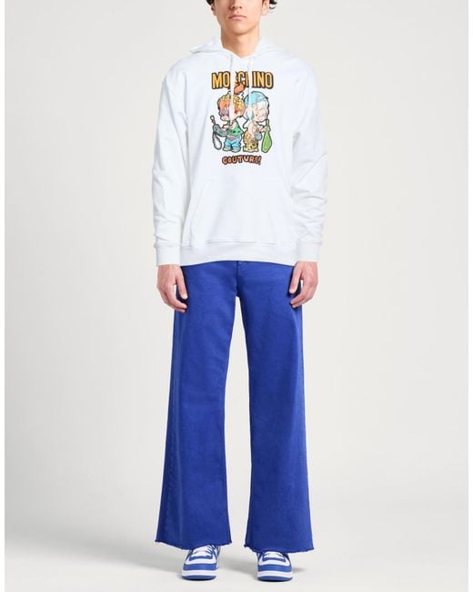Moschino White Sweatshirts for men