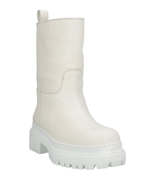 P.A.R.O.S.H. White Ankle Boots