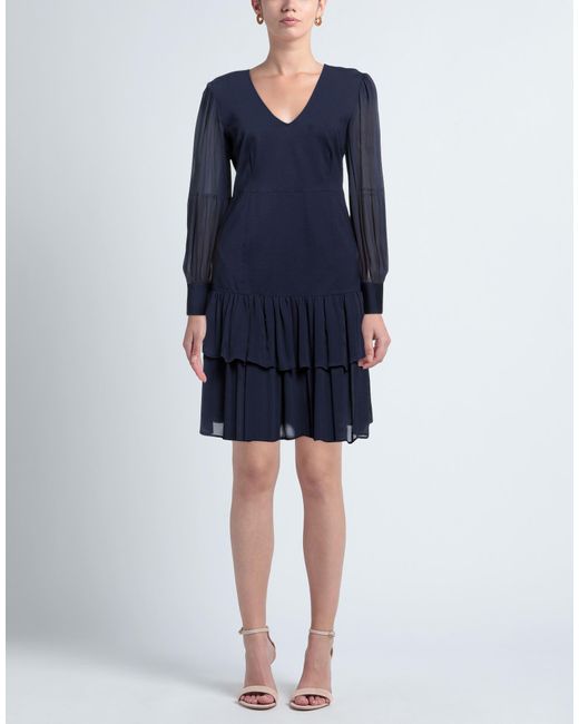 Twinset Blue Short Dress