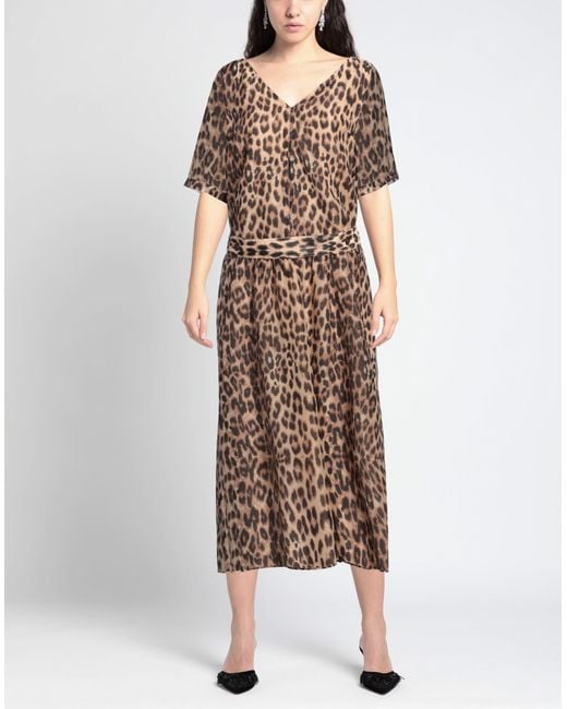 Douuod Natural Midi-Kleid