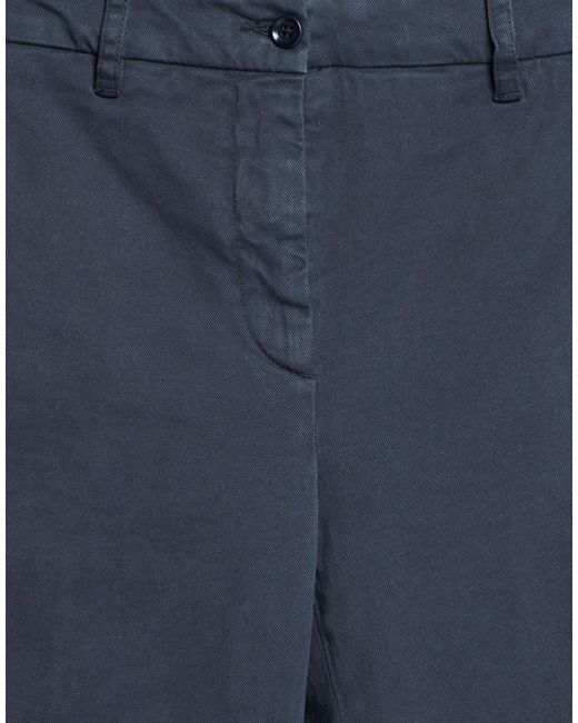 Aspesi Blue Midnight Pants Cotton, Elastane