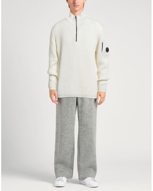 C P Company White Jumper for men