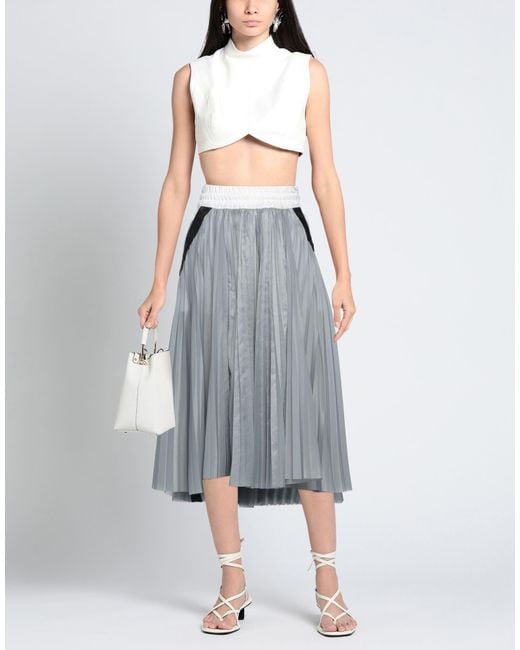 Nike Gray Midi Skirt