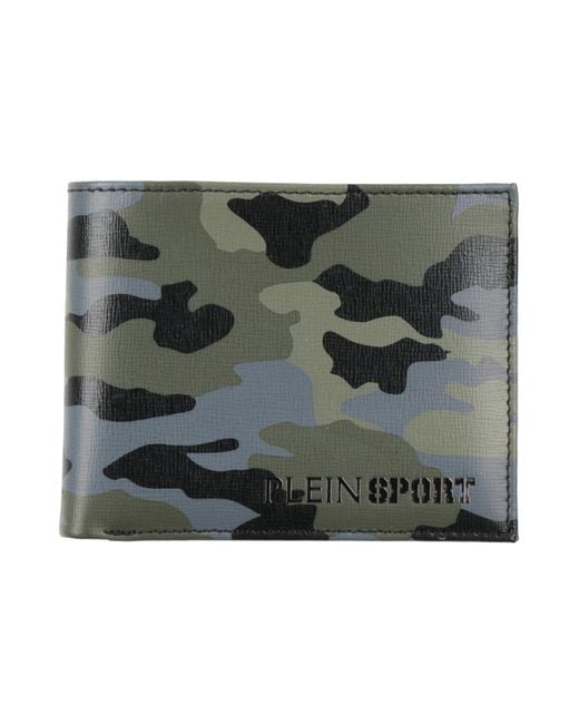 Philipp Plein Green Wallet Cow Leather for men